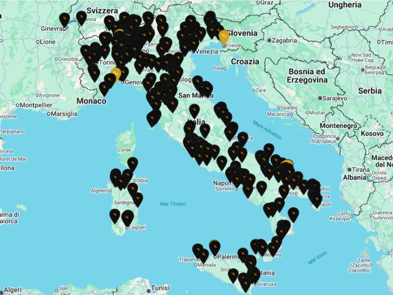 Quanto costa la nanoplastia - mappa saloni nanosilk
